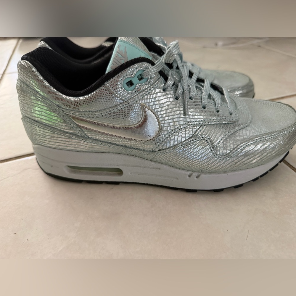 Nike Metallic Mint Green Mermaid Sneakers